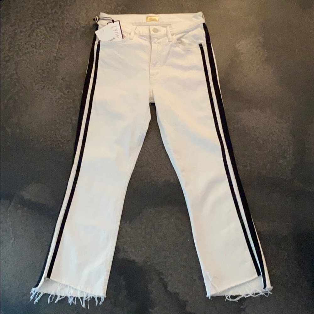 NWT MOTHER Jeans Insider Crop Step Fray